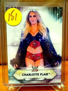 lot 151 image: Charlotte Flair 2021 Topps WWE Roster Card Base #103 WWE Raw