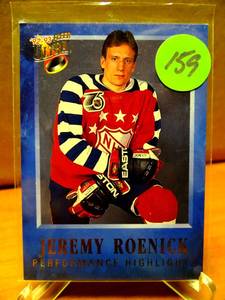 lot 159 image: 1992-93 Fleer Ultra #1 Jeremy Roenick Performance Highlights