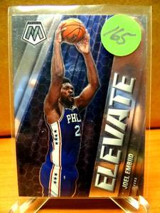 lot 165 image: 2020-21 Panini Mosaic Elevate Joel Embiid I #20 Philadelphia 76ers