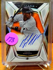 lot 173 image: ULTRA RARE LIMITED EDITION (3 OF 5 IN THE WORLD) - 2019 Topps Five Star - Miguel Andujar #FSA-MI New York Yankees $$$$