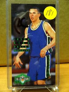lot 181 image: OVERSIZED ROOKIE - 1994-95 Fleer NBA Jam Session #41 Jason Kidd Dallas Mavericks RC Rookie Card #41