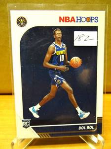 lot 182 image: ROOKIE - Bol Bol 2019-20 Panini NBA Hoops #233 Rookie RC Orlando Magic Denver Nuggets