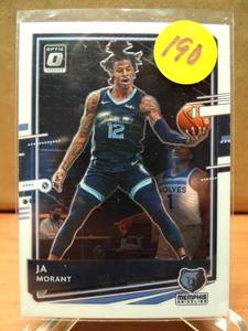 lot 190 image: 2020-21 Donruss Optic Ja Morant Base #117 Memphis Grizzlies