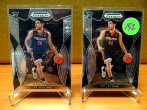 lot 192 image: TY JEROME ROOKIE LOT - 2019-20 Panini Prizm Draft Picks Rookie RC TY JEROME #24