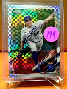 lot 194 image: 2021 Topps Chrome X-Fractors #20 Kris Bubic