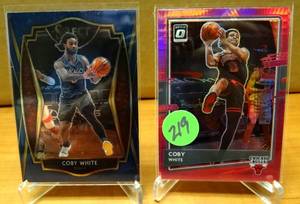 lot 219 image: COBY WHITE LOT - CHICAGO BILLS SELECT 103 & OPTIC PINK 126