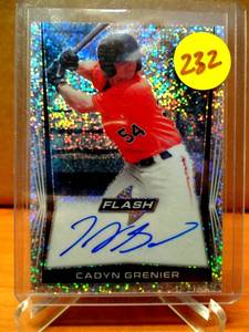 lot 232 image: AUTOGRAPHED - 2018 Leaf Flash Cadyn Grenier #BA-CG1 Auto $$$