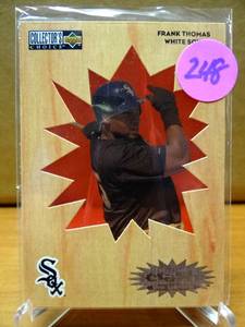 lot 248 image: FRANK THOMAS 1996 Collectors Choice Crash the Game Exchange #CR10 White Sox NM