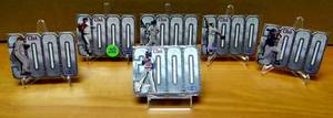 lot 252 image: LOT OF 6 SUPERSTARS - 2000 Fleer Club 3000 CAREWCARLTONMUSIALYASTRZEMSKIBOGGS&MOLITOR