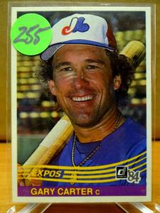 lot 255 image: 1984 Donruss #55 Gary Carter - MONTREAL EXPOS