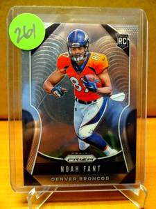 lot 261 image: ROOKIE - 2019 Panini Prizm Football Noah Fant Rookie Card RC #365