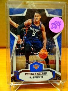 lot 284 image: HOT ROOKIE - 2019-20 Rookie & Stars RJ Barrett #691 RC Rookie Knicks