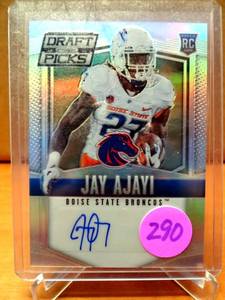 lot 290 image: ROOKIE AUTO - 2015 Panini Prizm Collegiate Draft Picks - Jay Ajayi #124 Rookie Auto RC $$$