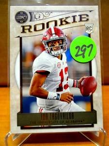 lot 297 image: ROOKIE - 2020 Tua Tagovailoa Panini Chronicles Legacy ROOKIE Card #144 Miami Dolphins