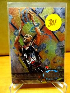 lot 301 image: CHARLES BARKLEY 1997-98 Fleer Metal #1 Rockets