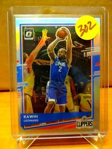 lot 302 image: 2020-21 Panini Donruss Optic Kawhi Leonard Base Card #125