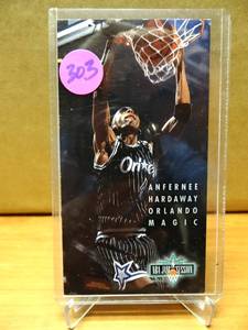 lot 303 image: OVERSIZED 1994-95 Fleer NBA Jam Session Anfernee Hardaway #135 Magic