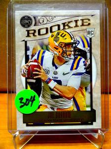 lot 304 image: HOT ROOKIE - JOE BURROW #141 CINCINNATI BENGALS 2020 Panini LEGACY RC LSU