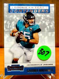 lot 307 image: Gardner Minshew II 2019 Contenders Rookie Of The Year Insert Card #RYA-GM RC $