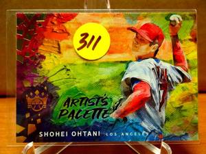 lot 311 image: 2021 DIAMOND KINGS ARTISTS PALETTE SHOHEI OHTANI #AP-5 LOS ANGELES ANGELS