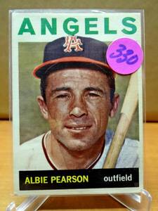 lot 330 image: VINTAGE 1964 Topps #110 Albie Pearson - Los Angeles Angels