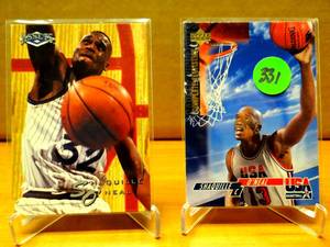 lot 331 image: SUPERSTAR SHAQUILLE ONEAL LOT - CLASSIC 26 & USA HIGHLIGHTS 54