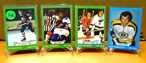 lot 346 image: VINTAGE 1973-74 Topps - WESTFALLROBERTOMCLEISHMARCOTTE $$