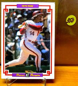 lot 350 image: OVERSIZED 1984 DONRUSS CHAMPIONS PETE ROSE #27 PHILADELPHIA PHILLIES