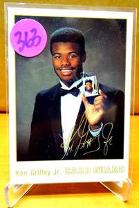 lot 363 image: 1991 Ken Griffey Jr Card Guard Gold Edition Signature Card Vintage Promo $$