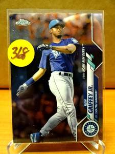 lot 368 image: 2020 Topps Chrome Update Home Run Derby Ken Griffey JR. #U-87 Seattle Mariners