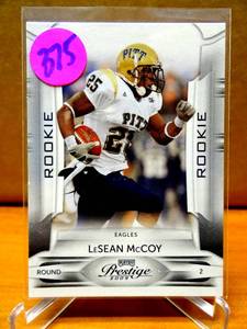 lot 375 image: ROOKIE CARD - 2009 Playoff Prestige - LeSEAN McCOY #166 - Eagles RC