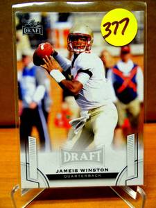 lot 377 image: ROOKIE CARD - 2015 Leaf Draft Jameis Winston Florida State Seminoles #87