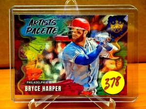 lot 378 image: Bryce Harper Artists Palette 2022 Diamond Kings #5 $