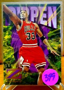 lot 399 image: Scottie Pippen 1996-97 Z-Force Z-Cling #13 Chicago Bulls