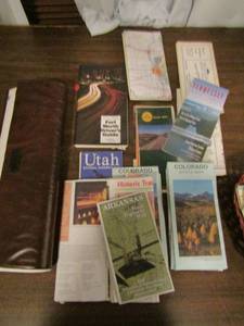 lot 54 image: Rand McNally paperback Atlas map and assorted other state maps