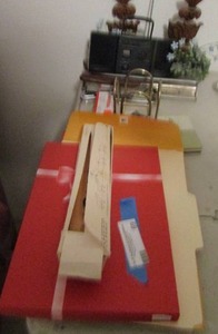 lot 69 image: Sheep  BAR TOP GAME ,    Christmas card and envelopes, STAPLERS, BOOKENDS