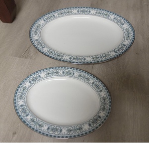 lot 141 image: Noritake China  Burlington 2081 - SERVING PLATTERS  SMALL & LARGE OBLONG