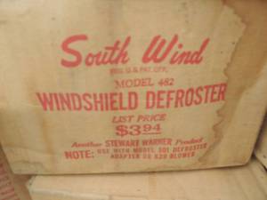 lot 306 image: defroster D -958 wh 2005-south wind defroster 487 A