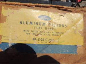 lot 453 image: 1928 -1934  Flathead pistons qty4