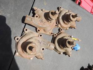 lot 464 image: gmc truck pully 1939-1954 6 cyl chevy pass water pump qty3 1937-1940
