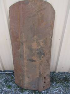 lot 366 image: driver side door panel unknown vehicle has spot for window locks