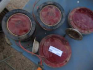 lot 374 image: 4 stimsonite tail lights pat#2831394-- 2 tow lights-- do ray lamps p96 sae-s61