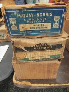 lot 496 image: sealed power 1935-1936 ford v8 56ax, mccoy norris p-342ax- qty 3