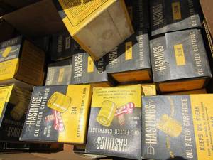lot 614 image: hastings oil filters, 314,316,309,501m,