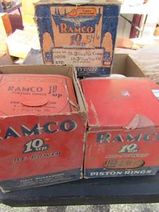 lot 675 image: ramco piston rings qty 5 6 3 18