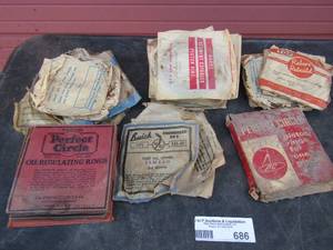 lot 686 image: teetor piston rings h1133 qty 7