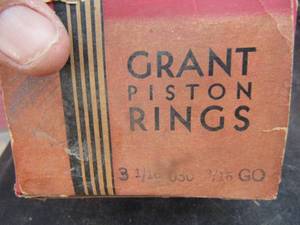 lot 701 image: 6 grant piston ring sets 3 18 030pt#