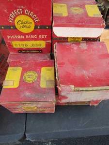 lot 715 image: 7 boxes perfect circle pr part #s 8654-6673-8100-8654