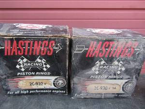 lot 718 image: hastings piston rings  ring racers 2c-930 4std