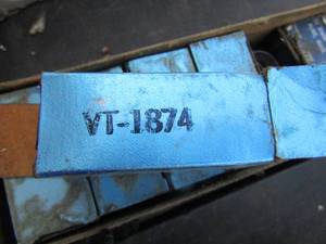 lot 723 image: box of lyfters and ac spark plugs. Vt-1874 vt-1879